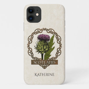 Scotland Scottish Thistle Celtic Knots Name Case-Mate iPhone Hülle