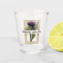 Scotland Scottish Thistle und Schotten Gaelic Toas Schnapsglas