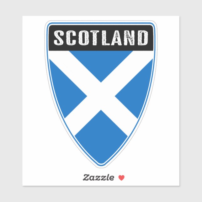 Scotland Shield Aufkleber (Blatt)