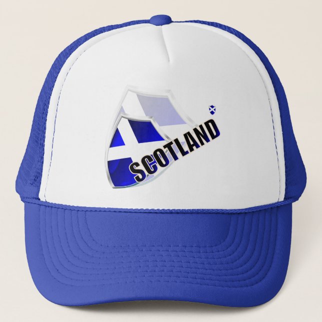 Scotland Shield Truckerkappe (Vorderseite)