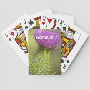 Scotland Thistle Spielkarten