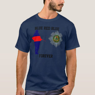 Scots Guards Blau Rot Blau Forever T-Shirt
