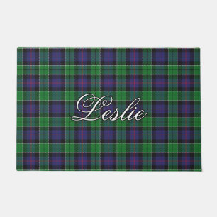 Scots Vista Clan Leslie Jagd Tartan Plaid Fußmatte