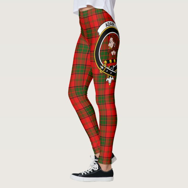 Scotstee Clan Adair Wappen Tartan Women Leggings (Links)