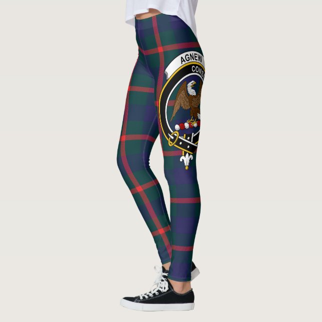 Scotstee Clan Agnew Wappen Tartan Women Leggings (Links)