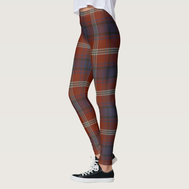 Scotstee Clan Ainslie Ancient Tartan Women Legging Leggings (Links)