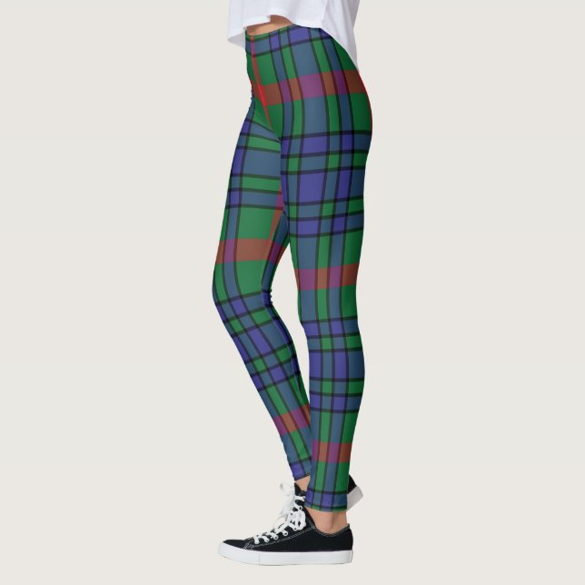 Scotstee Clan Aiton Tartan Frauen Leggings (Links)