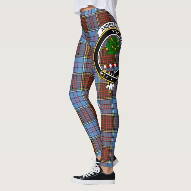 Scotstee Clan Anderson Modern Wappen Tartan Women Leggings (Links)