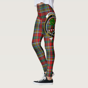 Scotstee Clan Anderson von Arbrake Wappen Tartan Leggings