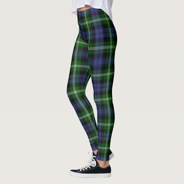 Scotstee Clan Baillie Tartan Frauen Leggings (Links)