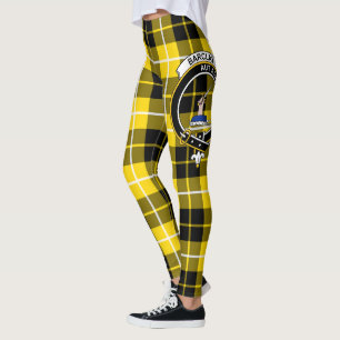 Scotstee Clan Barclay Wappen Tartan Damen Leggings