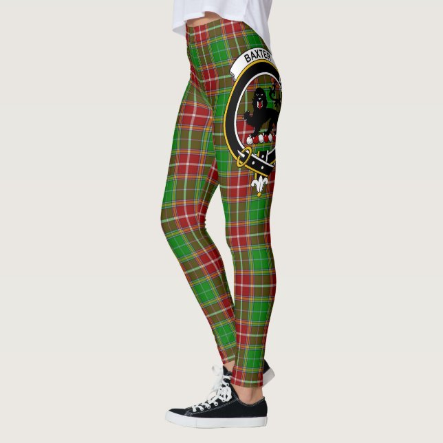 Scotstee Clan Baxter Modern Wappen Tartan Women Leggings (Links)