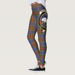 Scotstee Clan Bethune Crest Tartan Damen Leggings