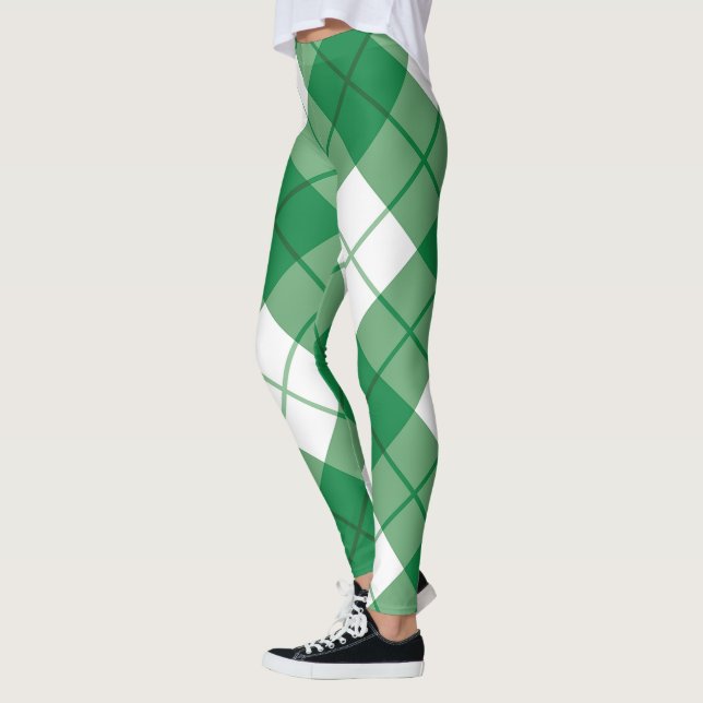 Scotstee Clan Bias Tartan Frauen Leggings (Links)