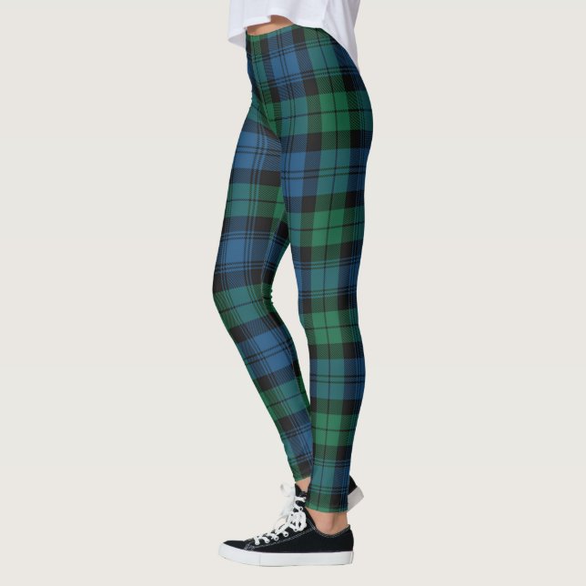 Scotstee Clan Blackwatch Ancient Tartan Women Legg Leggings (Links)