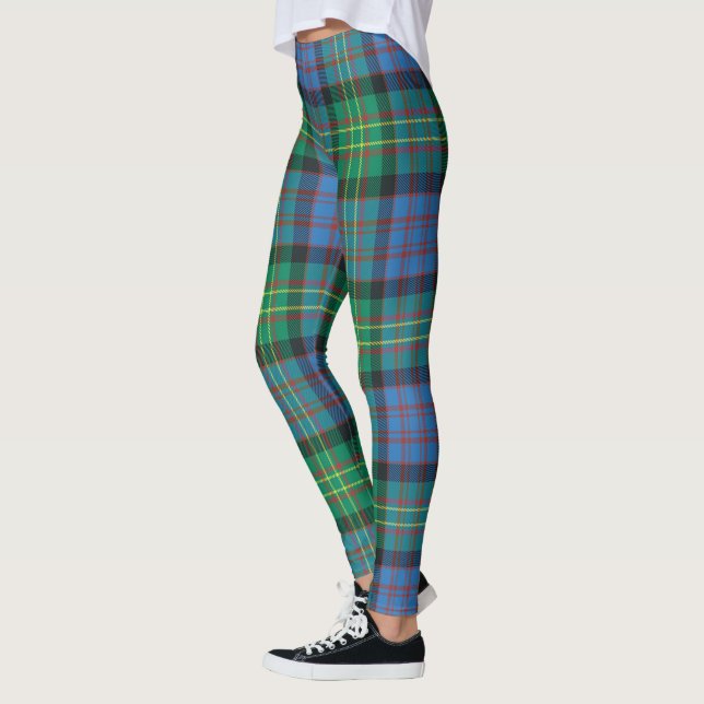 Scotstee Clan Bowie Tartan Frauen Leggings (Links)
