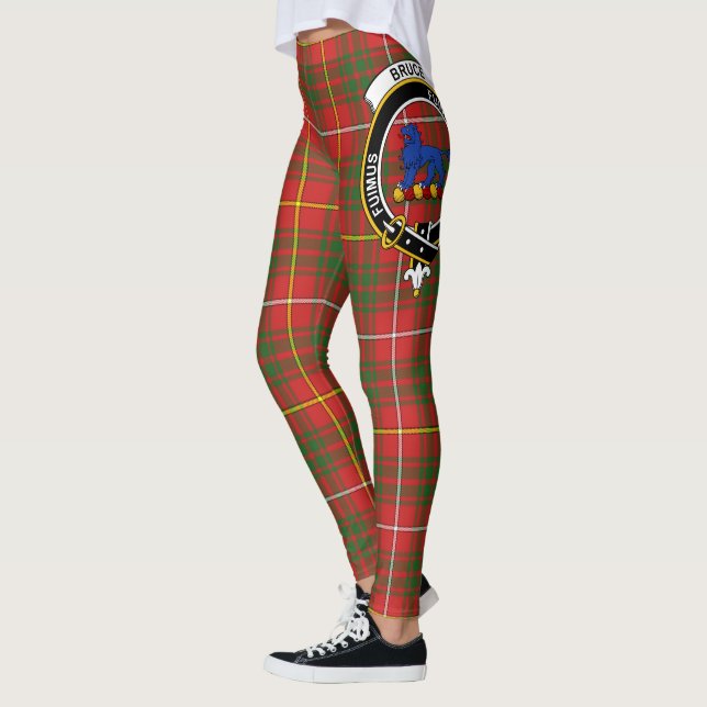 Scotstee Clan Bruce Wappen Tartan Women Leggings (Links)