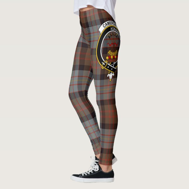 Scotstee Clan Cameron von Erracht gewittertem Wapp Leggings (Links)