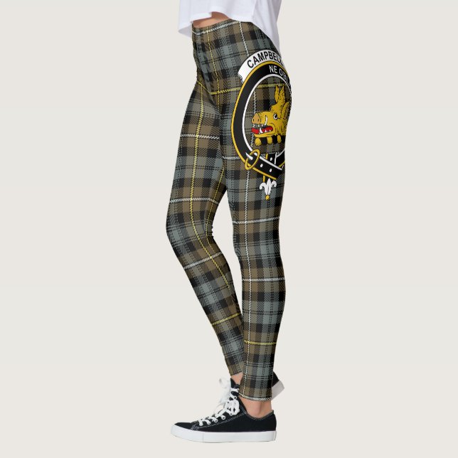 Scotstee Clan Campbell Argyll Weathered Wappen Leggings (Links)