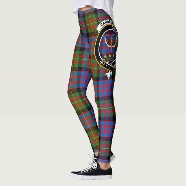 Scotstee Clan Carnegie Ancient Wappen Tartan Women Leggings (Links)