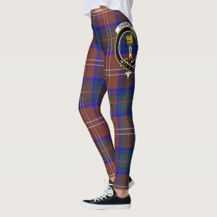 Scotstee Clan Chisholm Jagd Modernes Wappen Tartan Leggings