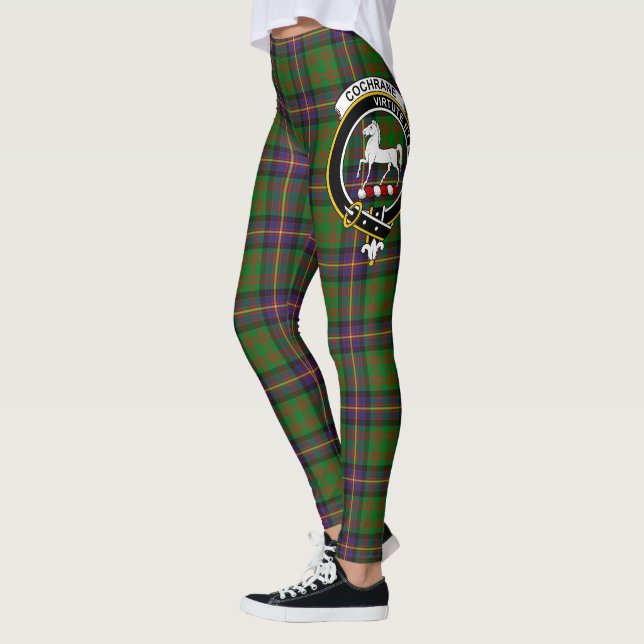 Scotstee Clan Cochrane Junting Wappen Tartan Women Leggings (Links)