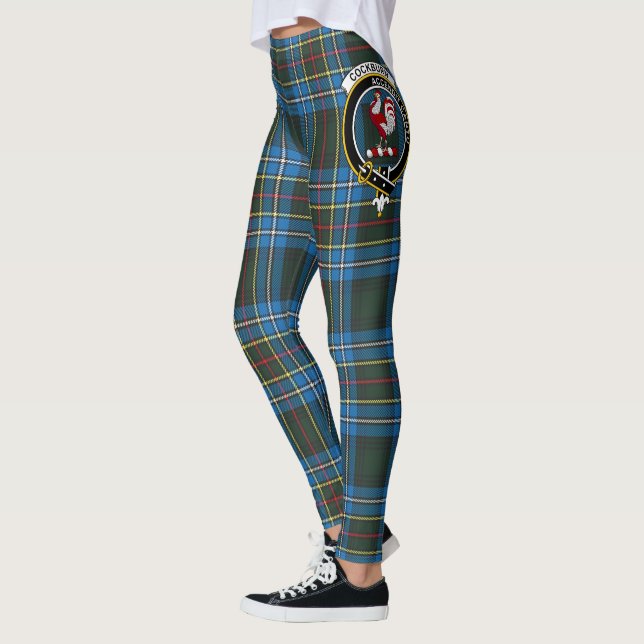 Scotstee Clan Cockburn Wappen Tartan Women Legging Leggings (Links)