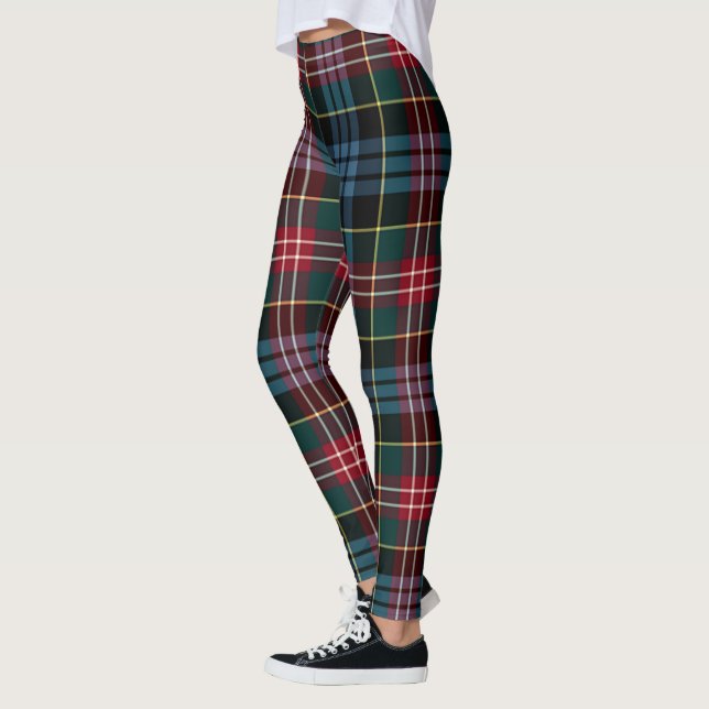 Scotstee Clan Comyn Tartan Frauen Leggings (Links)