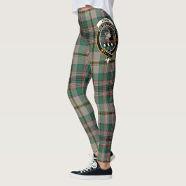 Scotstee Clan Craig Ancient Wappen Tartan Women Leggings