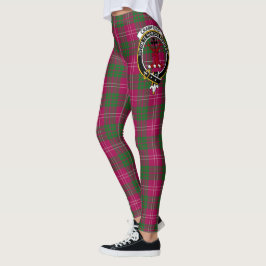 Scotstee Clan Crawford Modern Wappen Tartan Women Leggings