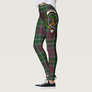Scotstee Clan Crosbie Wappen Tartan Women Leggings