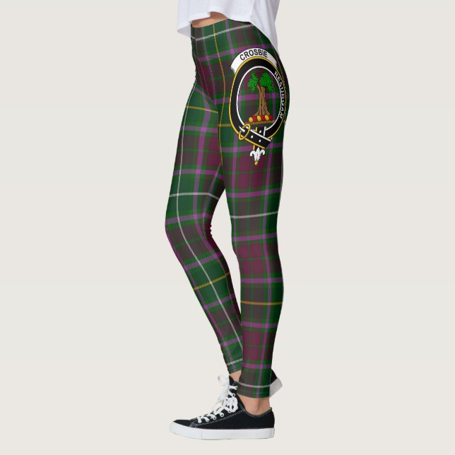 Scotstee Clan Crosbie Wappen Tartan Women Leggings (Links)