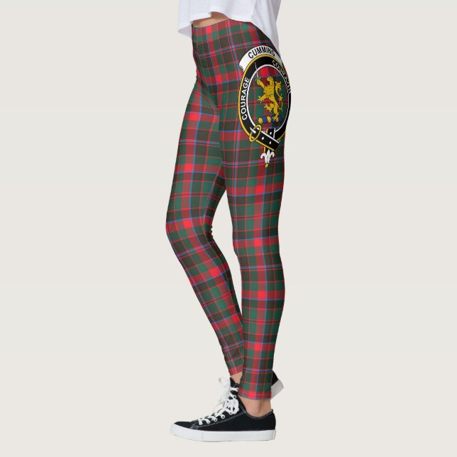 Scotstee Clan Cumming Jagd Modernes Wappen Tartan Leggings (Links)