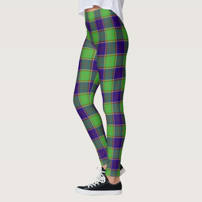 Scotstee Clan Dalrymple Tartan Frauen Leggings (Links)