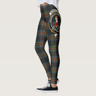 Scotstee Clan Denniston Wappen Tartan Women Leggin Leggings