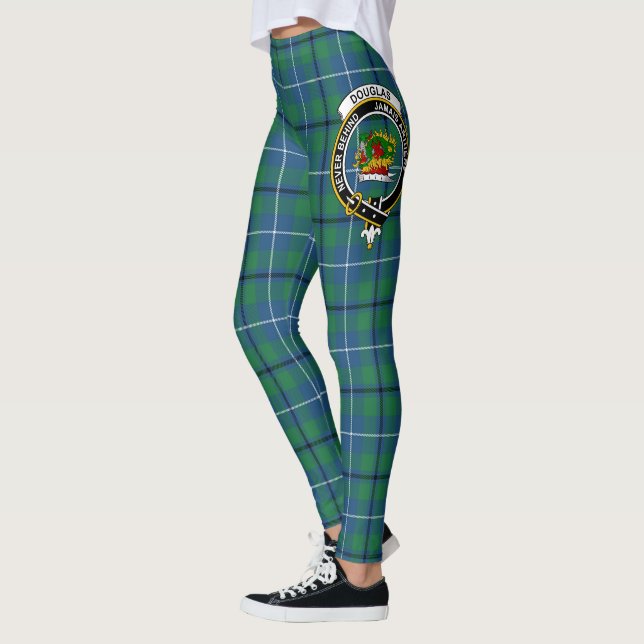 Scotstee Clan Douglas Ancient Wappen Tartan Women Leggings (Links)