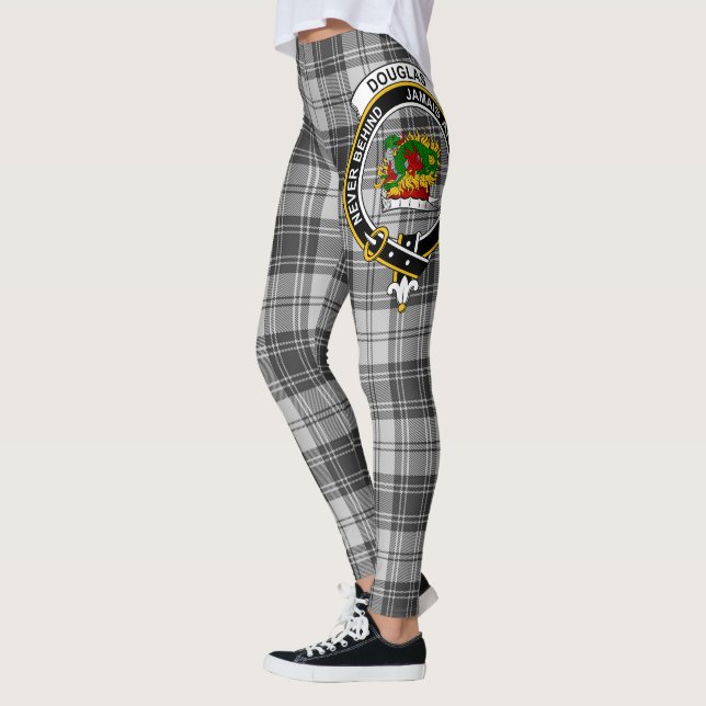 Scotstee Clan Douglas Gray Modern Wappen Tartan Leggings (Links)