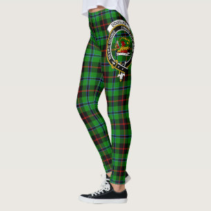 Scotstee Clan Douglas Green Wappen Tartan Women Leggings
