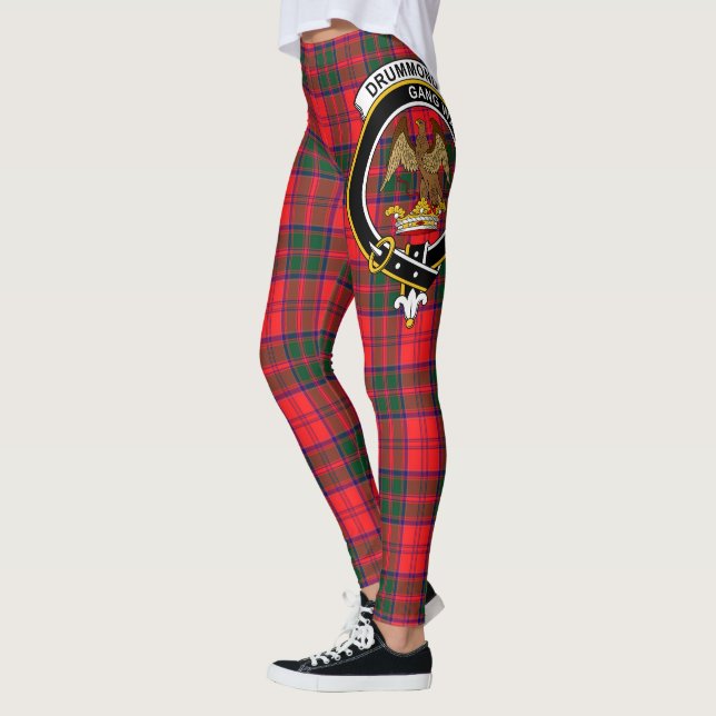 Scotstee Clan Drummond Modern Wappen Tartan Women Leggings (Links)