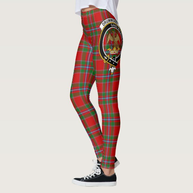 Scotstee Clan Drummond of Perth Wappen Tartan Wome Leggings (Links)