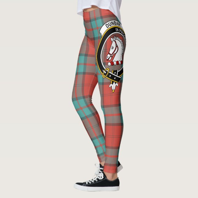 Scotstee Clan Dunbar Ancient Wappen Tartan Women Leggings (Links)
