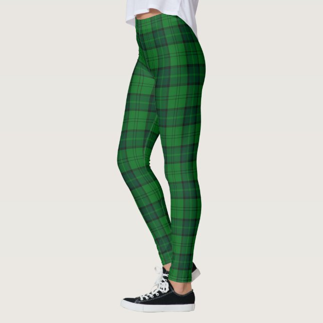 Scotstee Clan Dunbar Jagd auf Tartan Frauen Leggin Leggings (Links)