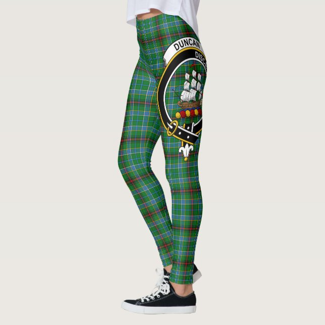 Scotstee Clan Duncan von Sketraw Wappen Tartan Wom Leggings (Links)