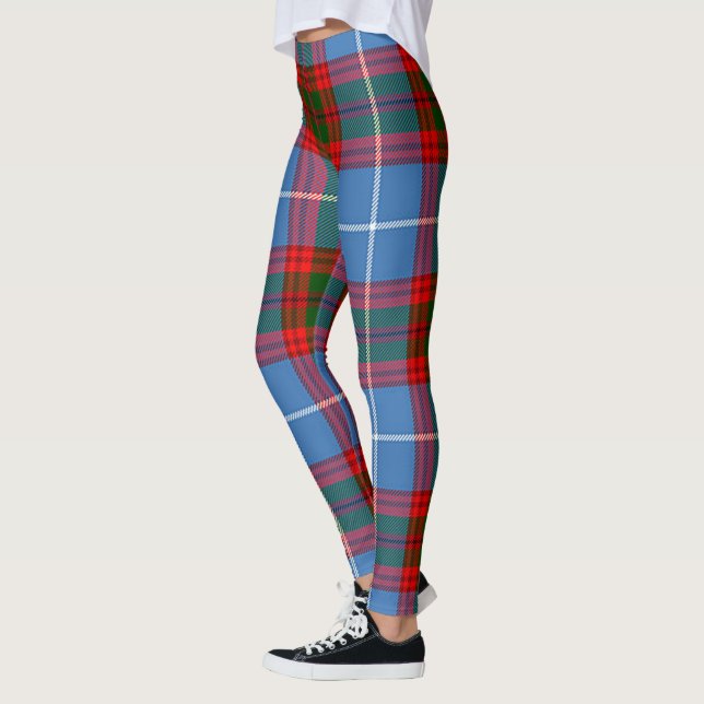 Scotstee Clan Edinburgh Tartan Frauen Leggings (Links)