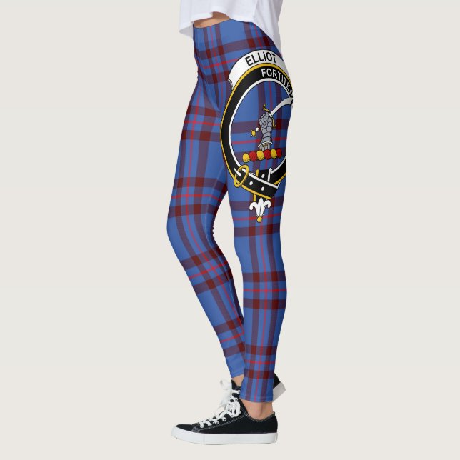 Scotstee Clan Elliot Wappen Tartan Women Leggings (Links)