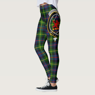 Scotstee Clan Farquharson Modern Wappen Tartan Wom Leggings