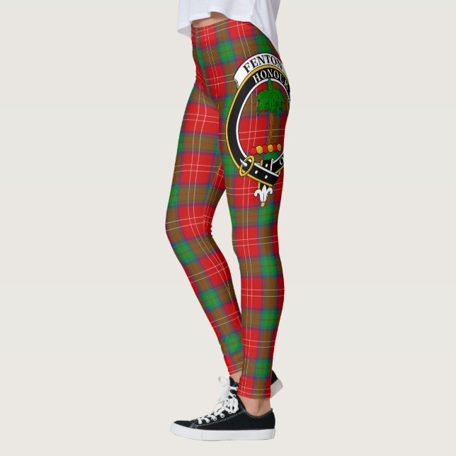 Scotstee Clan Fenton Wappen Tartan Women Leggings (Links)