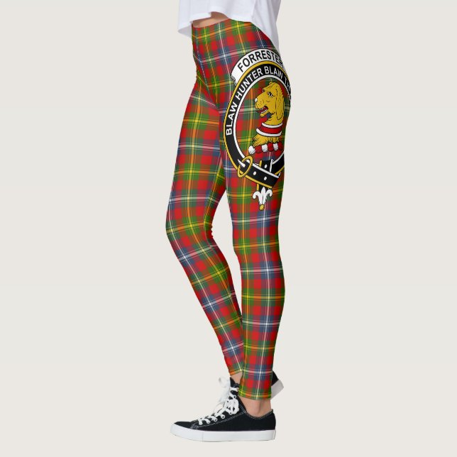 Scotstee Clan Forrester Wappen Tartan Women Leggin Leggings (Links)