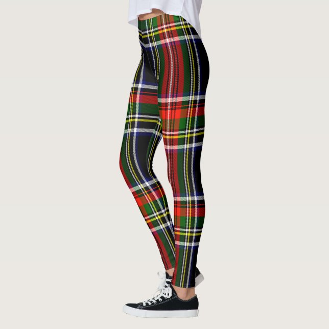 Scotstee Clan Francis Tartan Frauen Leggings (Links)
