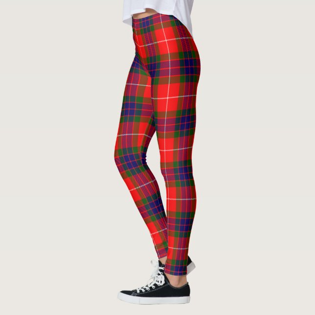 Scotstee Clan Fraser Modern Tartan Frauen Leggings (Links)